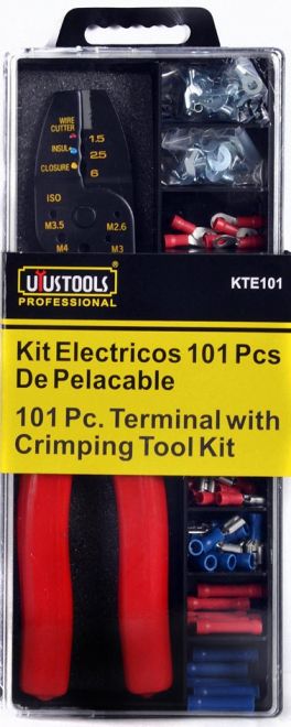 Kit Electricos 101Pcs De Pelacable Uyustools--Tw
