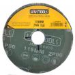 Disco Lija Fibra P/Metal 5Un/Set 115Mm #60 Uyu