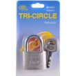 Candado De Hojas Nickelado 401/40Mm Tri-Circle