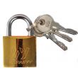 Candado Dorado Ferrawyy J364/38Mm En Caja
