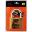 Candado Dorado Ferrawyy J366/63Mm Blister