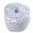 Cuerda Trenzada 16 Hilos Blanco/Azul 6Mmx200M
