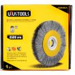 Escobilla Redonda P/Esmeril 6 Pulg. Acero Uyu