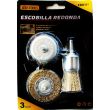Escobilla Redonda Set 3Pcs