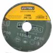 Disco Lija Fibra P/Metal 5Un/Set 115Mm #80 Uyu