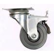 Rueda Industrial Gris 2.5